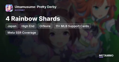 Japan High End | Orfevre | 4 Rainbow Shards | 11+ MLB Support Cards | Meta SSR Coverage