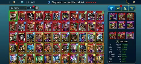 34 Mythicals | Polara Unlocked | 43M Power | 10 Mythical Relics | Stormcaller Relic | God Gear - Raid: Shadow Legends account screenshot 1