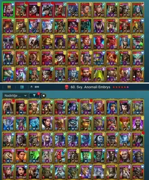 5 Mythic Champions | Nais Titus Wixwell Doni - Raid: Shadow Legends account screenshot 1