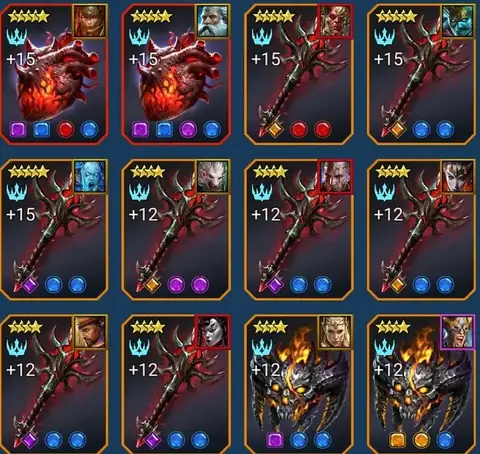 22M | 7 Mythics | Siegfrund Predator Titus + Wixwell, Marichka, Marius, Siphi, Fabian - Raid: Shadow Legends account screenshot 3