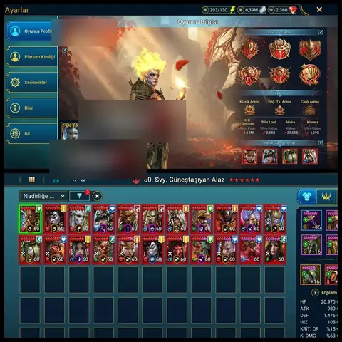38 Mythics | Sabrael + Theodosia + Polara | 44 PP | 391 Legs | 17 Mythic Relics | 477 Spd - Raid: Shadow Legends account screenshot 1