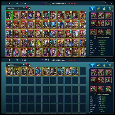 38 Mythics | Sabrael + Theodosia + Polara | 44 PP | 391 Legs | 17 Mythic Relics | 477 Spd - Raid: Shadow Legends account screenshot 2