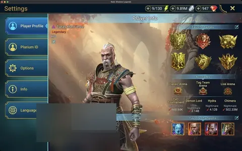 11M Power | 100 Legendaries | 6 Mythical | TARAS 6* Siphi 6* Marius 6* 4 Turtles - Raid: Shadow Legends account screenshot 1