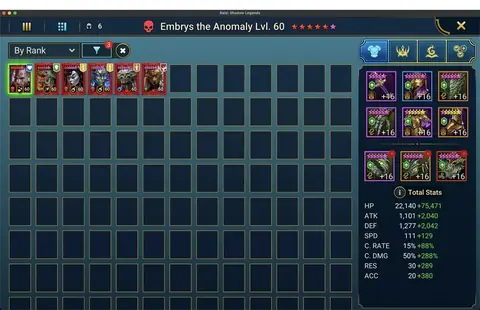 11M Power | 100 Legendaries | 6 Mythical | TARAS 6* Siphi 6* Marius 6* 4 Turtles - Raid: Shadow Legends account screenshot 2