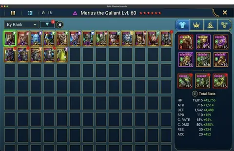 11M Power | 100 Legendaries | 6 Mythical | TARAS 6* Siphi 6* Marius 6* 4 Turtles - Raid: Shadow Legends account screenshot 3