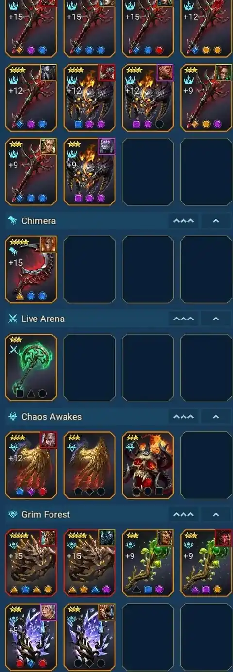 8 Mythic | Alaz, Komidus, Titus+Wixwell, Predator, Noldua, Marius, Gnut - Raid: Shadow Legends account screenshot 2
