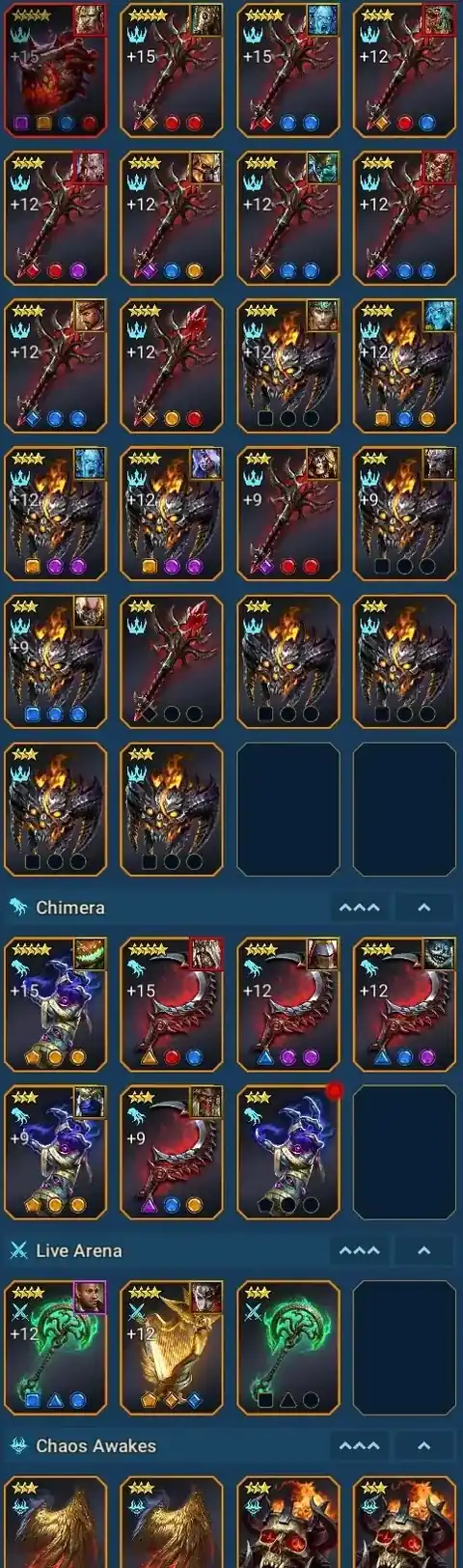 25M | 8 Mythics | 15K LA | Siegfrund, Nell, Heinrik Predator+2 | 2x Siphi 6* Rotos | 450 Max Speed - Raid: Shadow Legends account screenshot 2