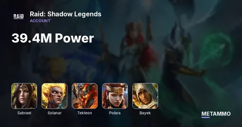 39.4M Power | SABRAEL, SOLANAR, TEKTEON, POLARA, BAYEK | Amazing Roster
