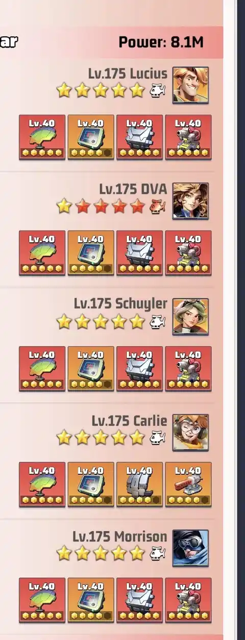 933-1060/ 214M THP/ 74M Air + 13 Red Gear | Overlord 53 - Last War: Survival account screenshot 1