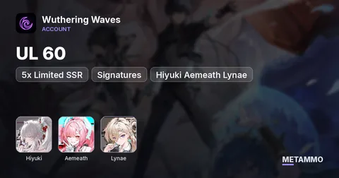 UL 60 | 5x Limited SSR + Signatures | Hiyuki Aemeath Lynae