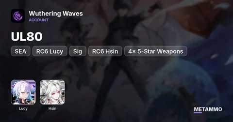 UL80 SEA | RC6 Lucy + Sig | RC6 Hsin + Sig | 4x 5-Star Weapons