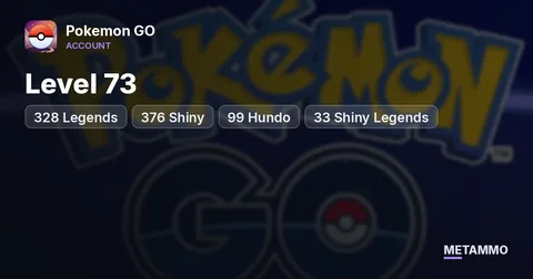 Level 73 | 328 Legends | 376 Shiny | 99 Hundo | 33 Shiny Legends