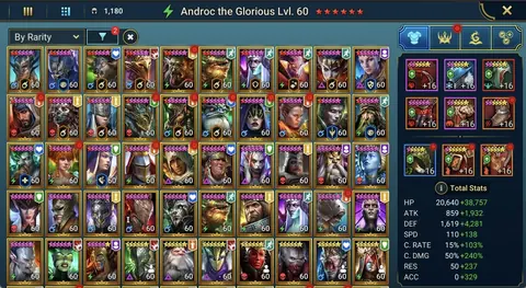 4 Mythic | 11.79M Power | Multiple 5-6* Heroes - Raid: Shadow Legends account screenshot 3