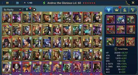 4 Mythic | 11.79M Power | Multiple 5-6* Heroes - Raid: Shadow Legends account screenshot 4