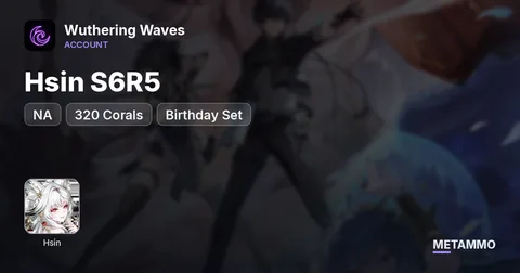 NA | Hsin S6R5 | 320 Corals | Birthday Set | Full Email Access