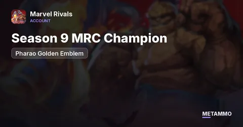 Season 9 MRC Champion | Pharao Golden Emblem