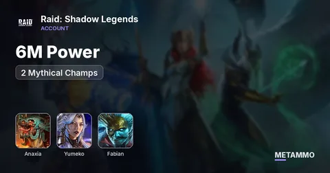 6M Power | 2 Mythical Champs | Anaxia, Gaspard, Yumeko, Fabian, Edward, Cardiel