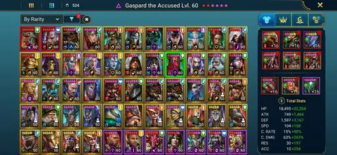 6M Power | 2 Mythical Champs | Anaxia, Gaspard, Yumeko, Fabian, Edward, Cardiel - Raid: Shadow Legends account screenshot 1