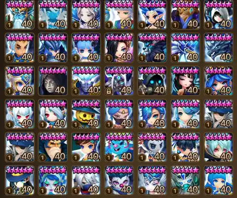 EU | 17 LD5 | G3 arena | 130+ 5-Star Monsters | 400M+ mana - Summoners War account screenshot 3
