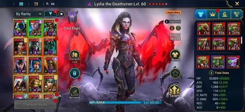 4x Mythical | Full TMNT Set | Taras Wixwell Gnut | Level 98 | 9.77M Power - Raid: Shadow Legends account screenshot 4