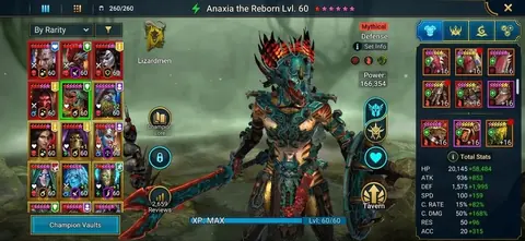5x Mythical | 109 Legendaries | Full TMNT | 13.94M Power | Level 100 - Raid: Shadow Legends account screenshot 4
