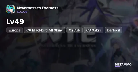 Europe Lv49 | C6 Blackbird All Skins | C2 Ark | C3 Sakiri + Daffodil + Dzuuan | C4 Cheese | 13K+ Annulith