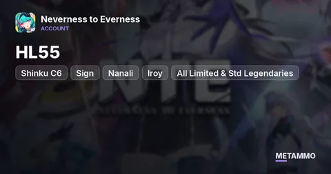 HL55 | Shinku C6 + Sign | Nanali + Sign | Iroy + Sign | All Limited & Std Legendaries | 55 Twists + 80 Keys