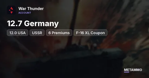 12.7 Germany + 12.0 USA + USSR | 6 Premiums | F-16 XL Coupon