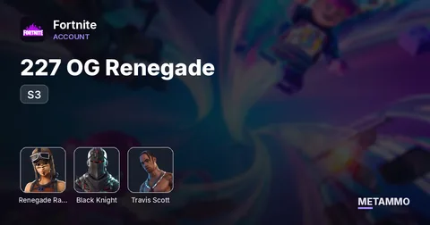 227 OG Renegade + Black Knight + S3 + Travis Scott