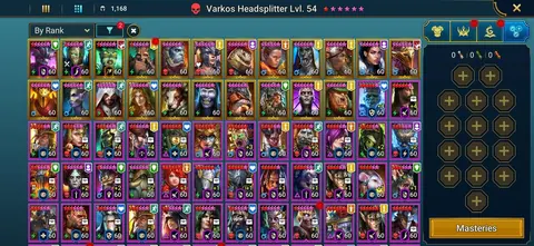 6 Mythical | Mid-Game Account | Alaz, Lazarius, Anaxia, 2x Gnut, Kalvalax | 120+ Legendaries - Raid: Shadow Legends account screenshot 3