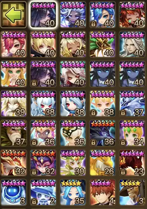 EU | Tian Lang, Lora, Zerath, Shazam, Leona | 5 LD | P3 RTA | +194 SPD - Summoners War account screenshot 1