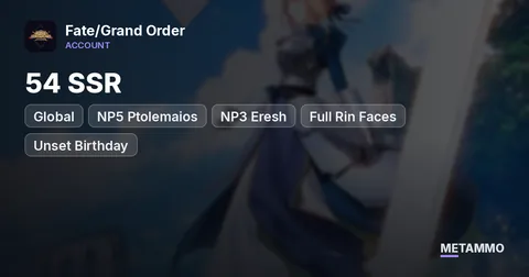 Global | 54 SSR | NP5 Ptolemaios | NP3 Eresh | Full Rin Faces | Unset Birthday | 67 Whales