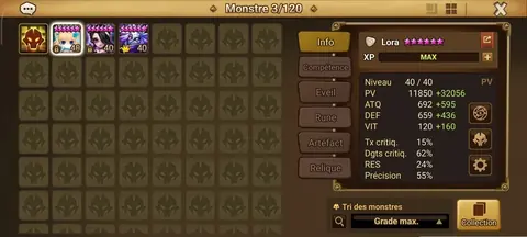 3LD Nat 5 | Lora/Maximilian/Hilda | Fast Farm | Europe - Summoners War account screenshot 1