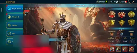 33M PP | 7 Mythicals | 2x Siegfrund - Raid: Shadow Legends account screenshot 1
