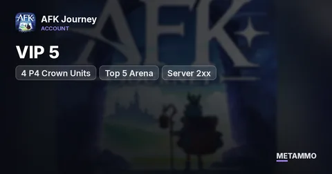 VIP 5 | 4 P4 Crown Units | Top 5 Arena | Server 2xx