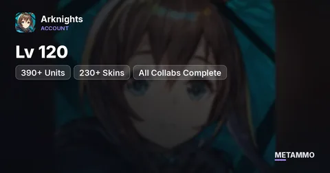 Lv 120 | 390+ Units | 230+ Skins | All Collabs Complete