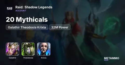 20 Mythicals | Galathir Theodosia Krixia | 32M Power