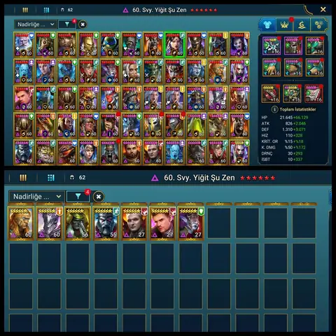 21 Mythicals | Galathir Polara Sabrael | 43.5M PP | 399 Legendaries | 200B Hydra Clash - Raid: Shadow Legends account screenshot 1