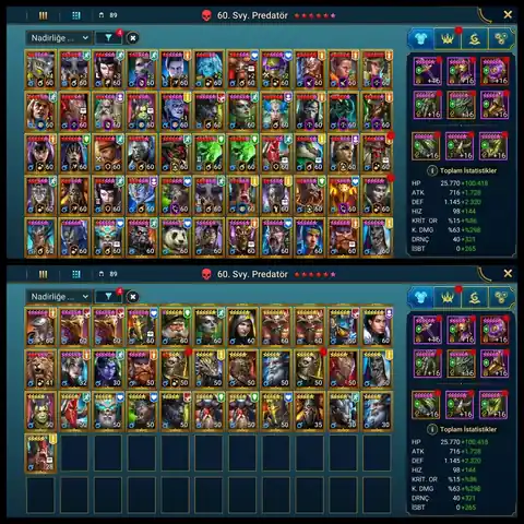 21 Mythicals | Galathir Polara Sabrael | 43.5M PP | 399 Legendaries | 200B Hydra Clash - Raid: Shadow Legends account screenshot 3
