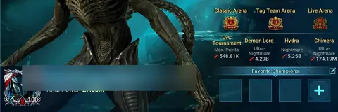 27M Power | 8 Mythicals | Marius | 232 Legendaries | 6B Hydra NM | 174M Chimera UNM | 2.1B Demon Lord UNM - Raid: Shadow Legends account screenshot 1