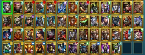 27M Power | 8 Mythicals | Marius | 232 Legendaries | 6B Hydra NM | 174M Chimera UNM | 2.1B Demon Lord UNM - Raid: Shadow Legends account screenshot 4