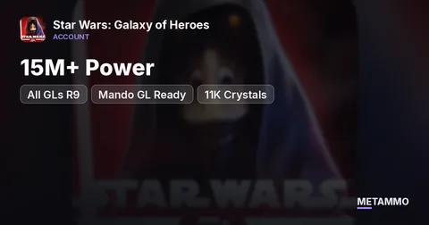 15M+ Power | All GLs R9 | Mando GL Ready | 11K Crystals