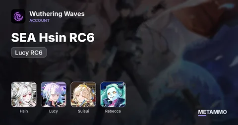 SEA Hsin RC6 | Lucy RC6 | Suisui sign| Rebecca sign