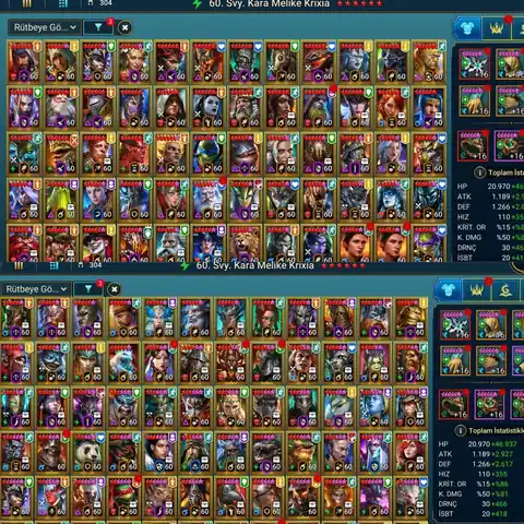 33 Mythicals | Solanar Tekteon Predator | 38.73M Power | 308 Legendaries | 13 Mythical Relics - Raid: Shadow Legends account screenshot 1