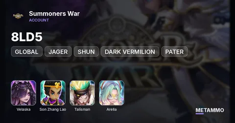 GLOBAL | 8LD5 | VELASKA, JAGER, SON ZHANG LAO, TALISMAN, SHUN, DARK VERMILION, ARELLA, PATER | WIND STARK