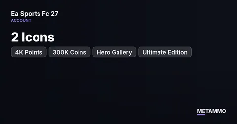 2 Icons + 4K Points | 300K Coins | Hero Gallery | Ultimate Edition