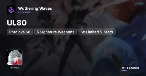 UL80 | Phrolova S6 + 5 Signature Weapons | 6x Limited 5-Stars