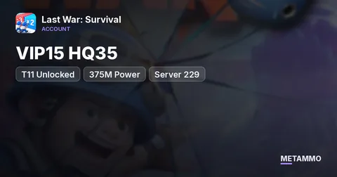 VIP15 HQ35 | T11 Unlocked | 375M Power | Server 229