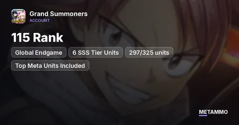 Global Endgame | 115 Rank | 6 SSS Tier Units | 297/325 units | Top Meta Units Included