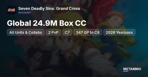 Global 24.9M Box CC | All Units & Collabs (-2 PvP) | C7 (347 GP to C8) | 2026 Yearpass